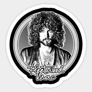 Fleetwood Mac /\/ Retro Style Fan Design Sticker